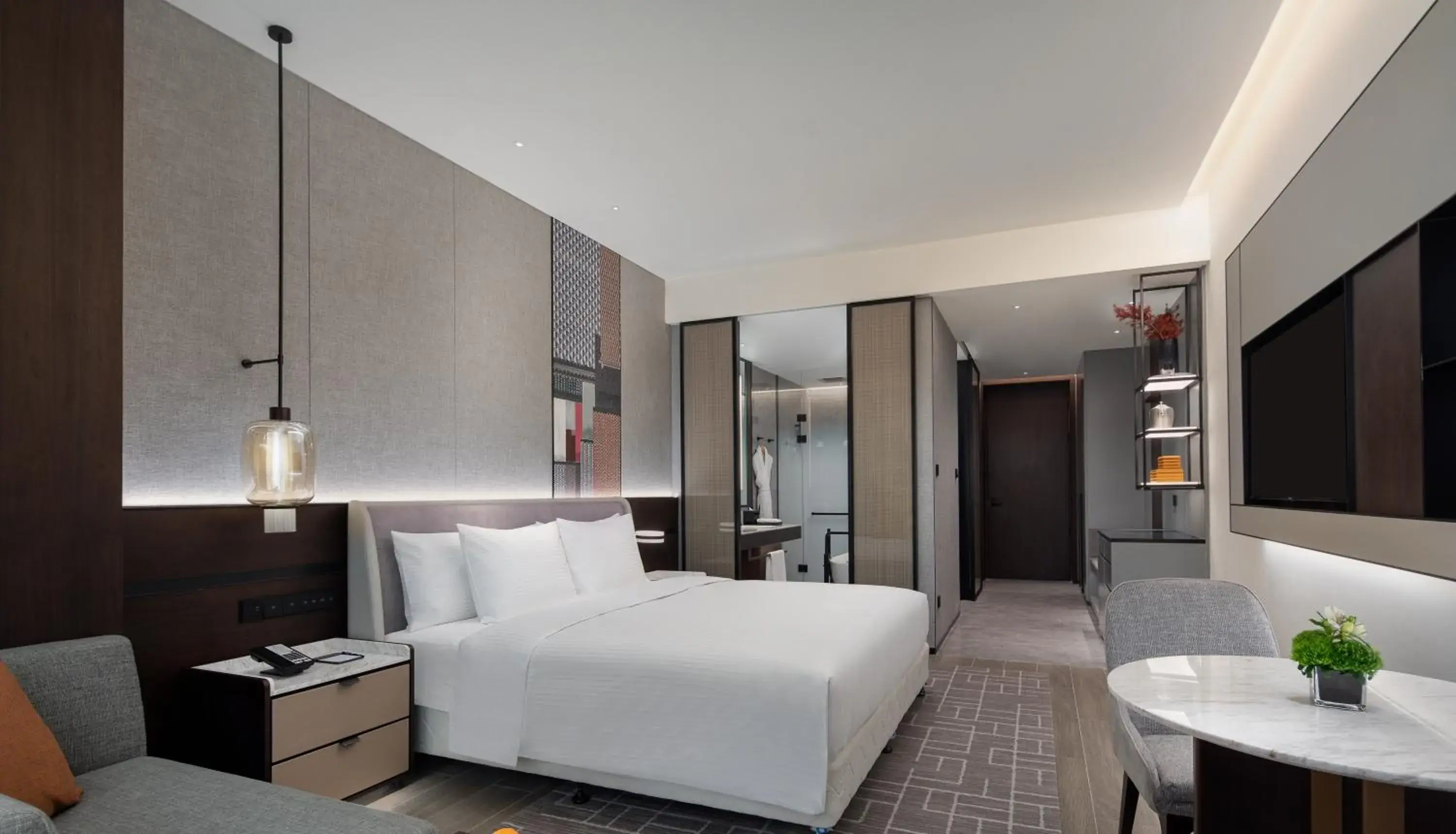 Deluxe Double Room in Wanda Jin Xiaohe Xincheng Deluxe Double Room in Wanda Jin Xiaohe Xincheng