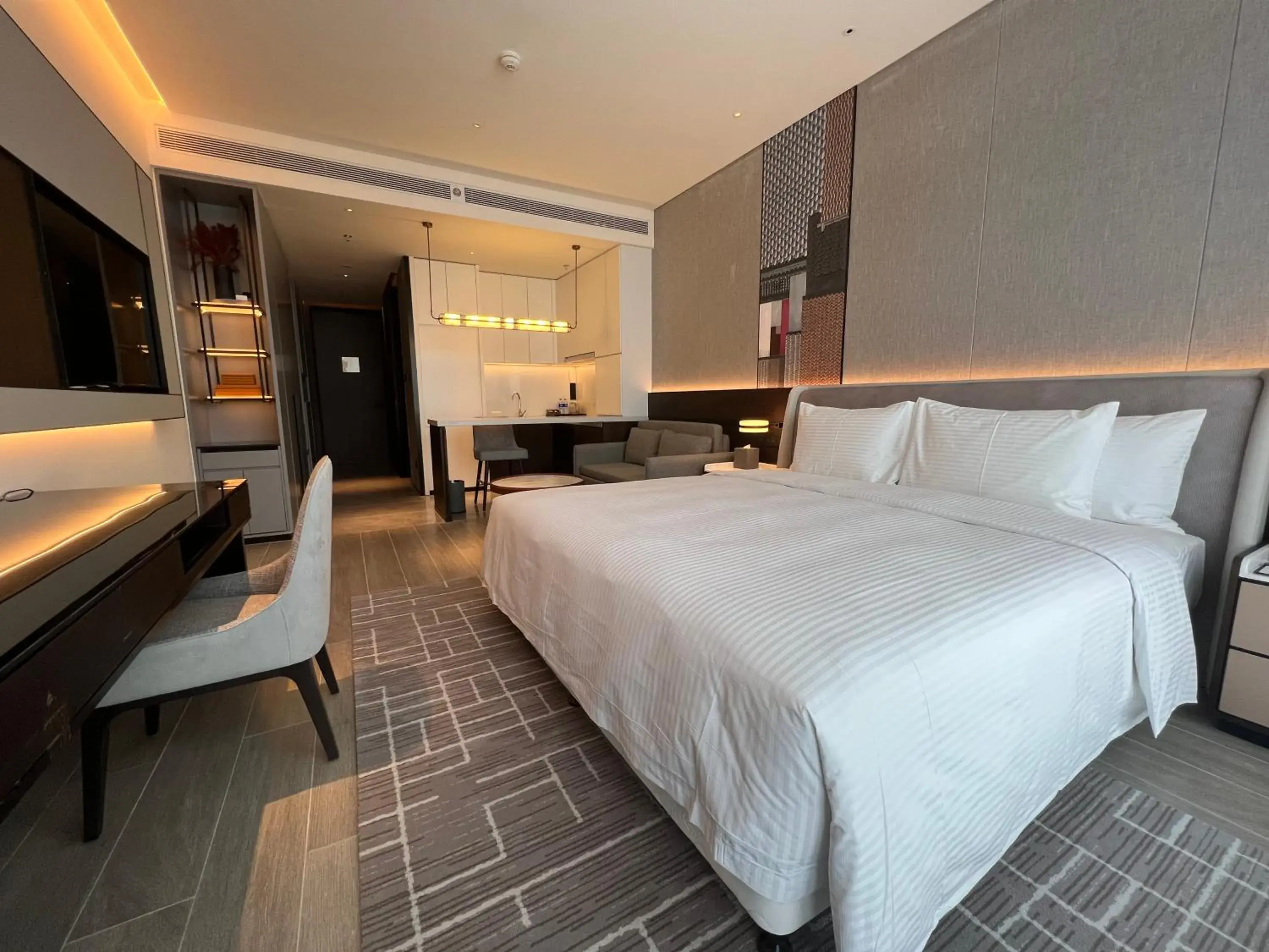 Superior Deluxe King Room in Wanda Jin Xiaohe Xincheng Superior Deluxe King Room in Wanda Jin Xiaohe Xincheng