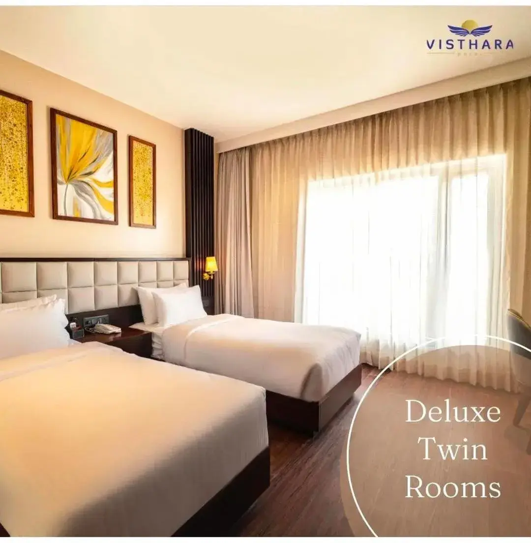 Deluxe Twin Room in Visthara Hotel Deluxe Twin Room in Visthara Hotel