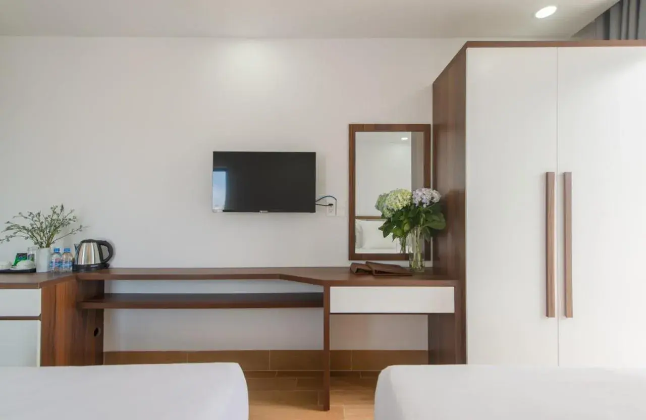 Superior Double Room with Two Double Beds in The Gold Coast Hotel Nha Trang Superior Double Room with Two Double Beds in The Gold Coast Hotel Nha Trang