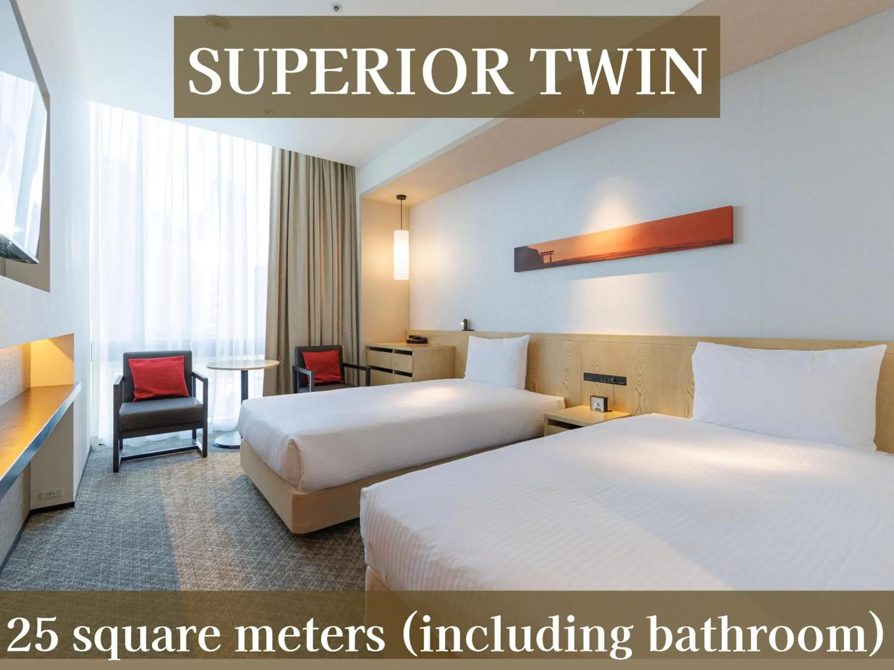 Superior Twin Room - Non-Smoking in JR Kyushu Hotel Blossom Shinjuku Superior Twin Room - Non-Smoking in JR Kyushu Hotel Blossom Shinjuku