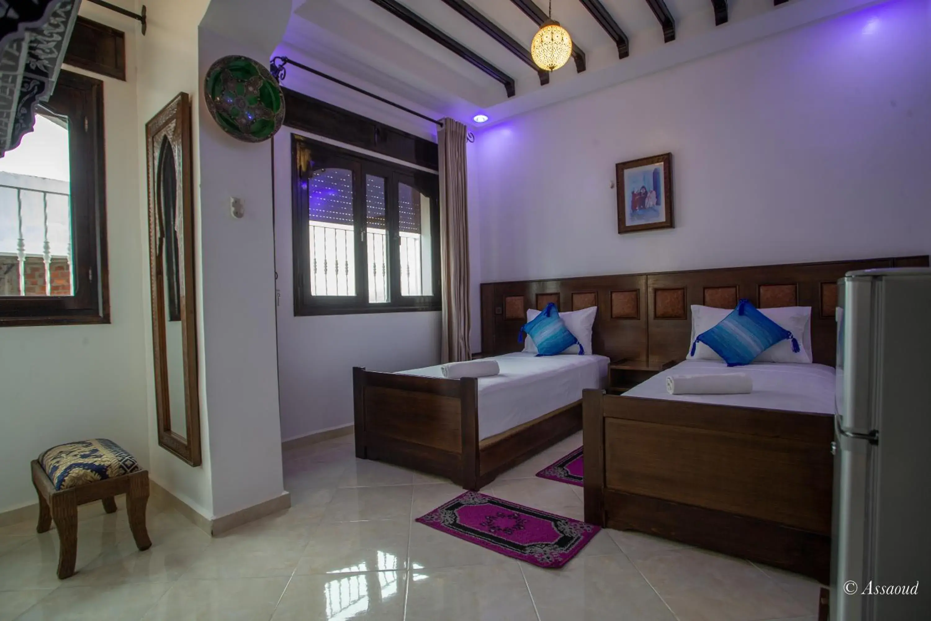 Twin Room with Balcony in Maison d'hôtes Afassi Twin Room with Balcony in Maison d'hôtes Afassi