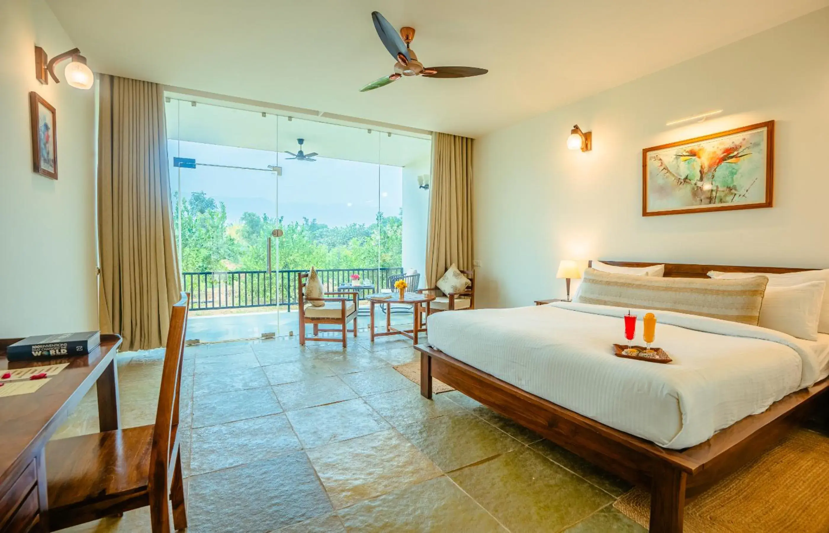 Deluxe Double Room (2 Adults + 1 Child) in Guldaar Sariska - A luxury Forest Resort Deluxe Double Room (2 Adults + 1 Child) in Guldaar Sariska - A luxury Forest Resort