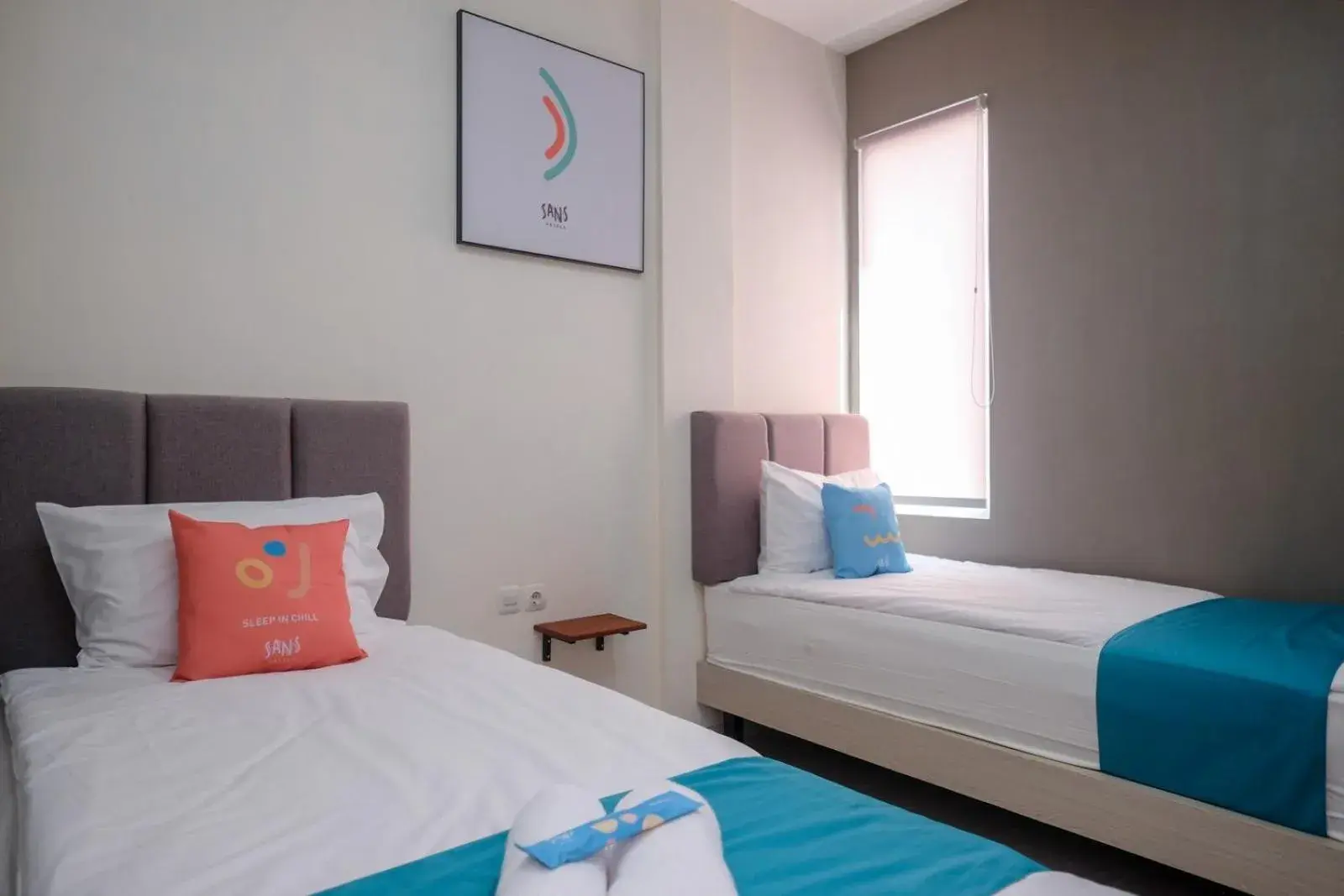 Superior Twin Room in Sans Hotel Fourth Loft Solo Superior Twin Room in Sans Hotel Fourth Loft Solo