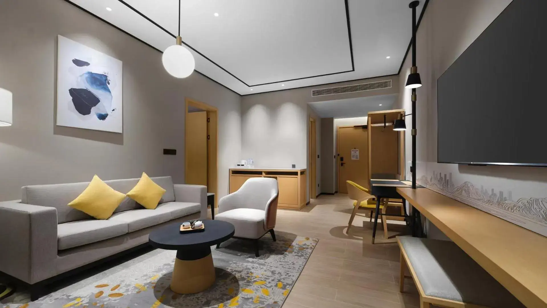 Twin Room in Hilton Garden Inn Beijing Haidian Daoxiang Lake Twin Room in Hilton Garden Inn Beijing Haidian Daoxiang Lake