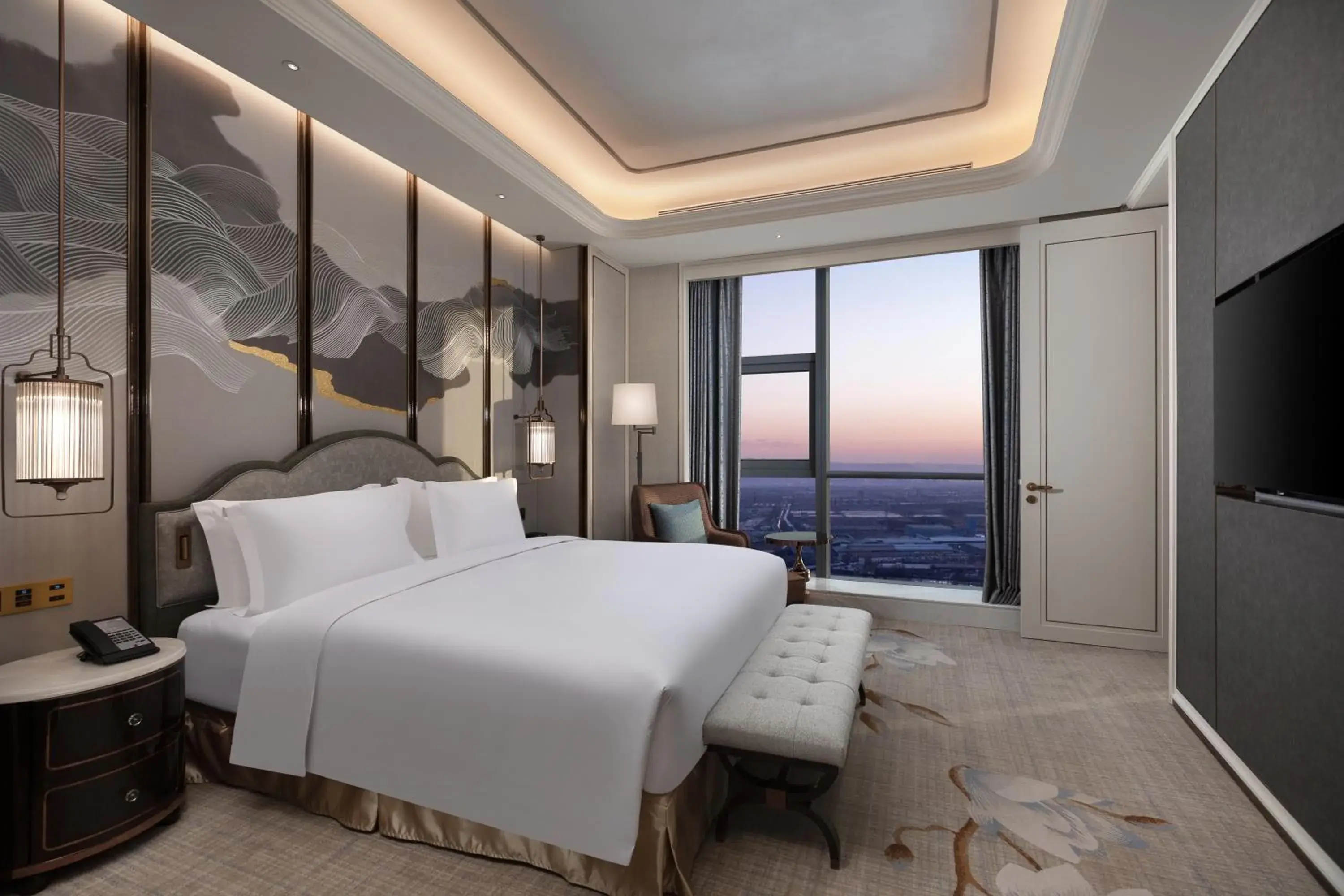 Imperial Suite in Wyndham Grand Shanxi Xiaohe Xincheng Imperial Suite in Wyndham Grand Shanxi Xiaohe Xincheng