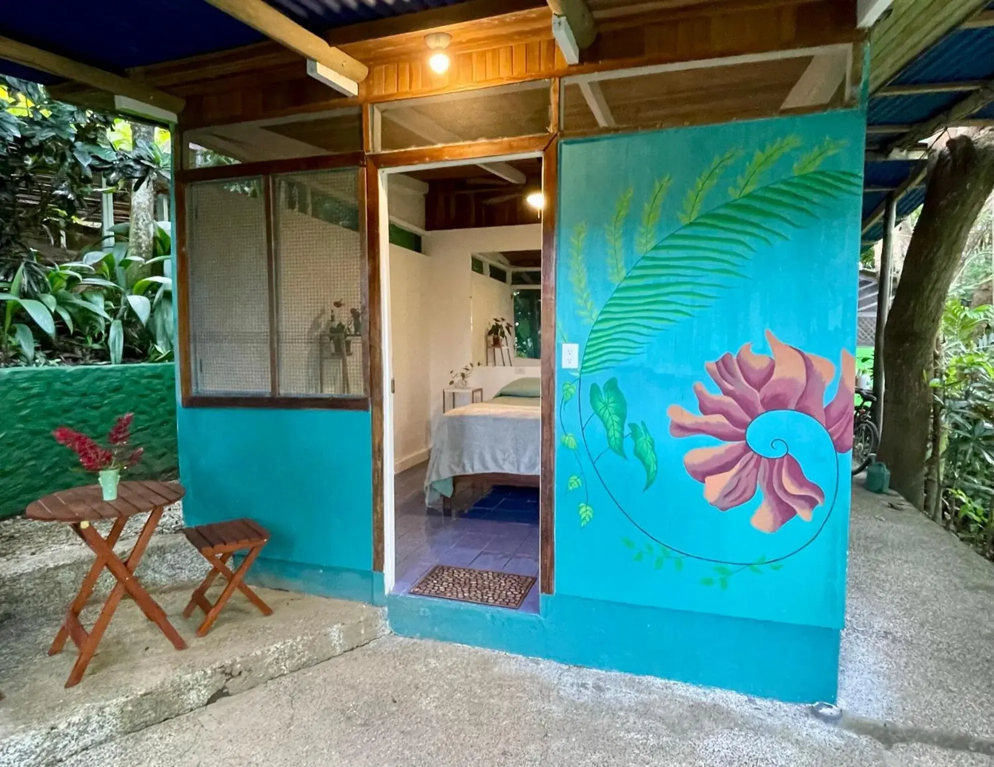 Triple Room with Shared Bathroom in The Chorotega Hotel, Montezuma Triple Room with Shared Bathroom in The Chorotega Hotel, Montezuma