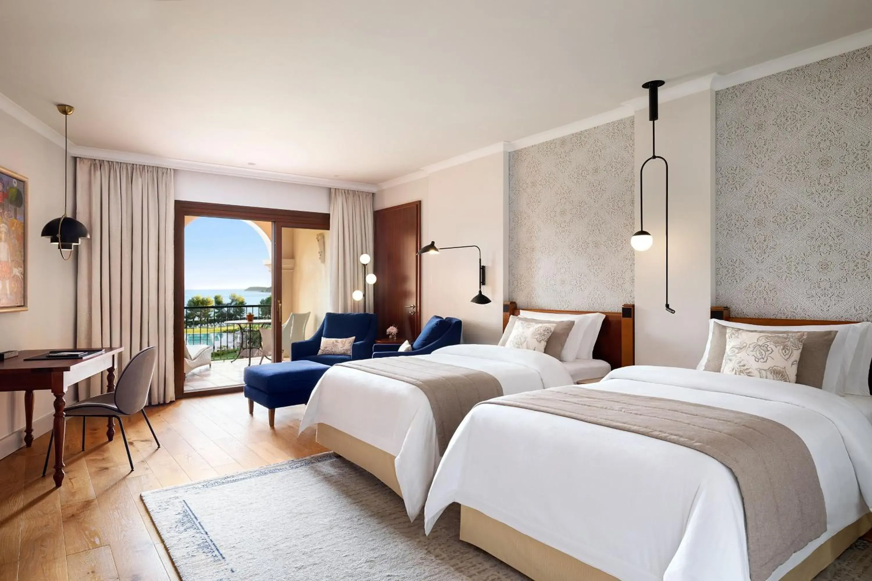 Grand Deluxe Twin Room with Sea View in The St. Regis Mardavall Mallorca Resort Grand Deluxe Twin Room with Sea View in The St. Regis Mardavall Mallorca Resort