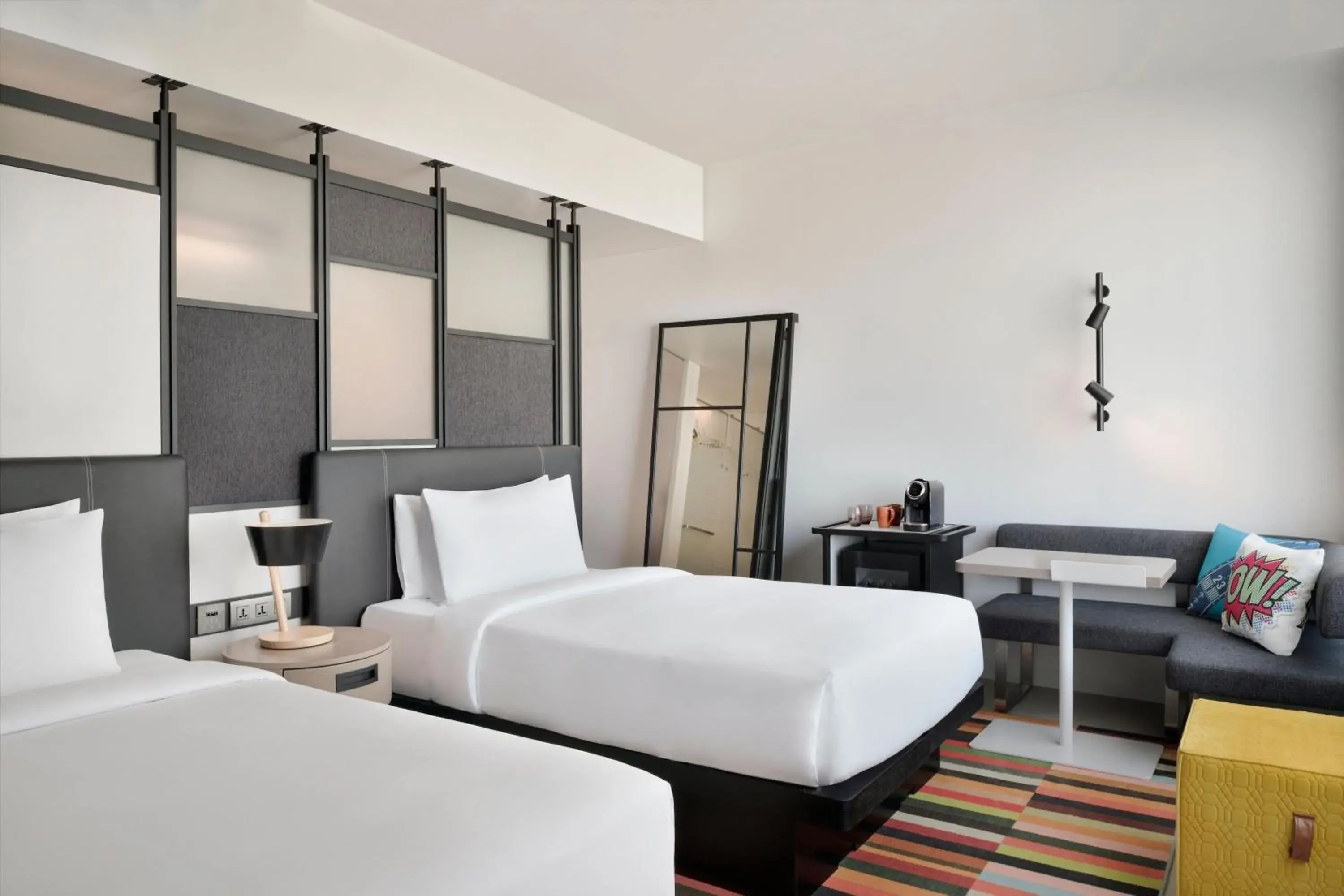 Breezy Twin Room with City View – Free Shuttle to OCEC & Mall of Oman in Aloft Muscat Breezy Twin Room with City View – Free Shuttle to OCEC & Mall of Oman in Aloft Muscat