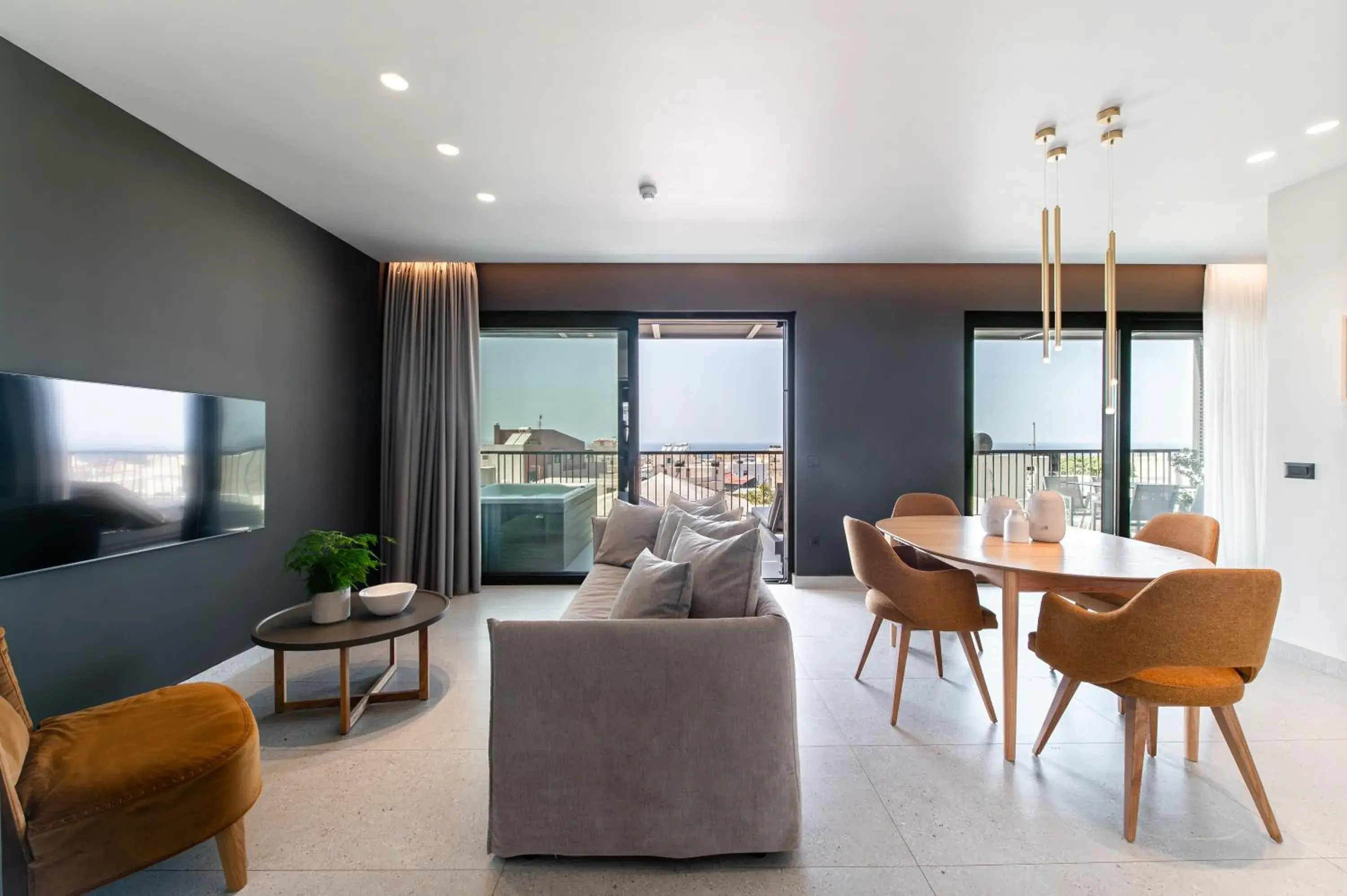 Premium Suite Sea View with Outdoor Jetted Tub in Porta Suites Premium Suite Sea View with Outdoor Jetted Tub in Porta Suites