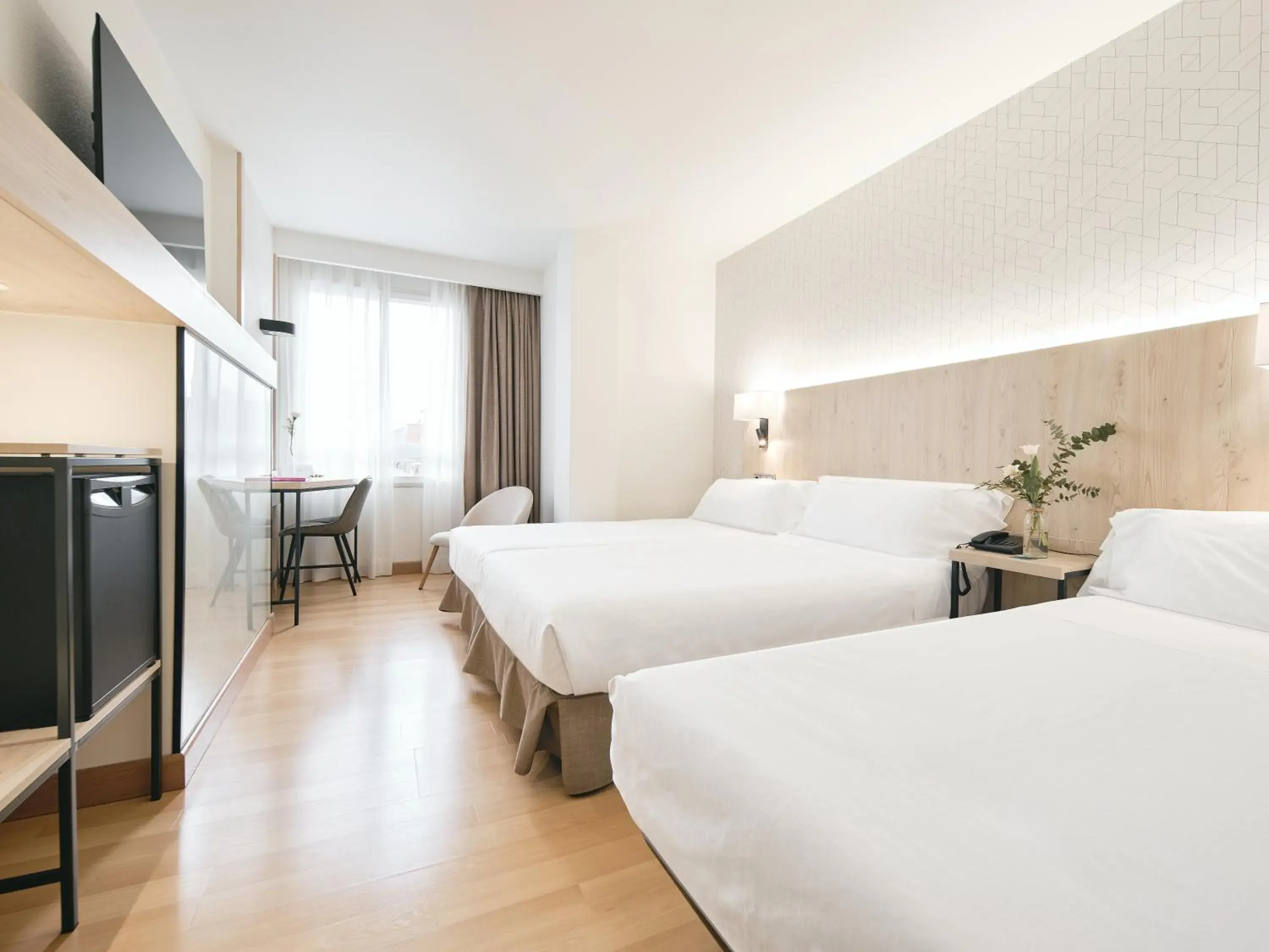 Double Room with Extra Bed (3 Adults) in Hotel Albret Double Room with Extra Bed (3 Adults) in Hotel Albret