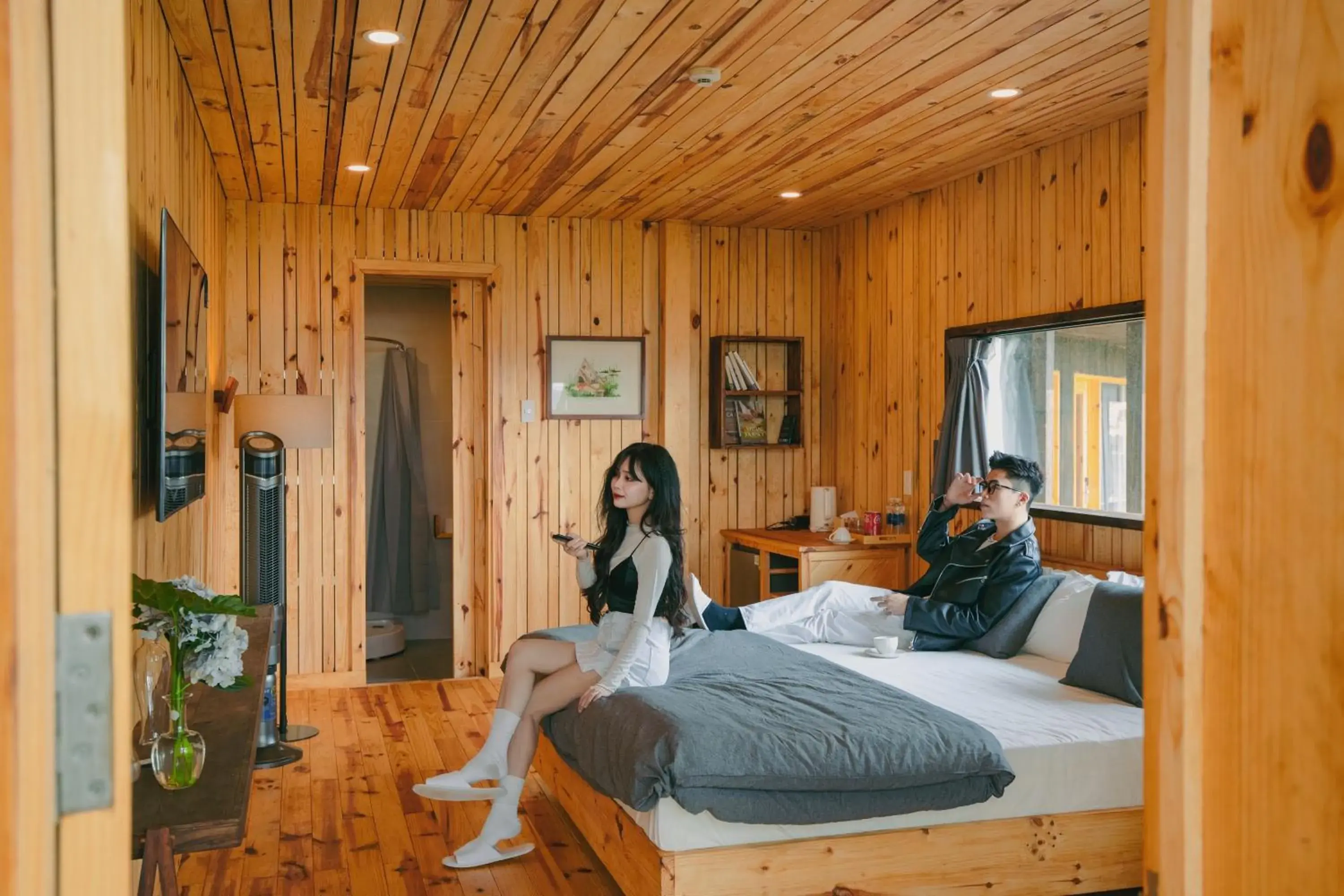 Deluxe King Room in Lavender Dalat Hotel and Resorts Deluxe King Room in Lavender Dalat Hotel and Resorts