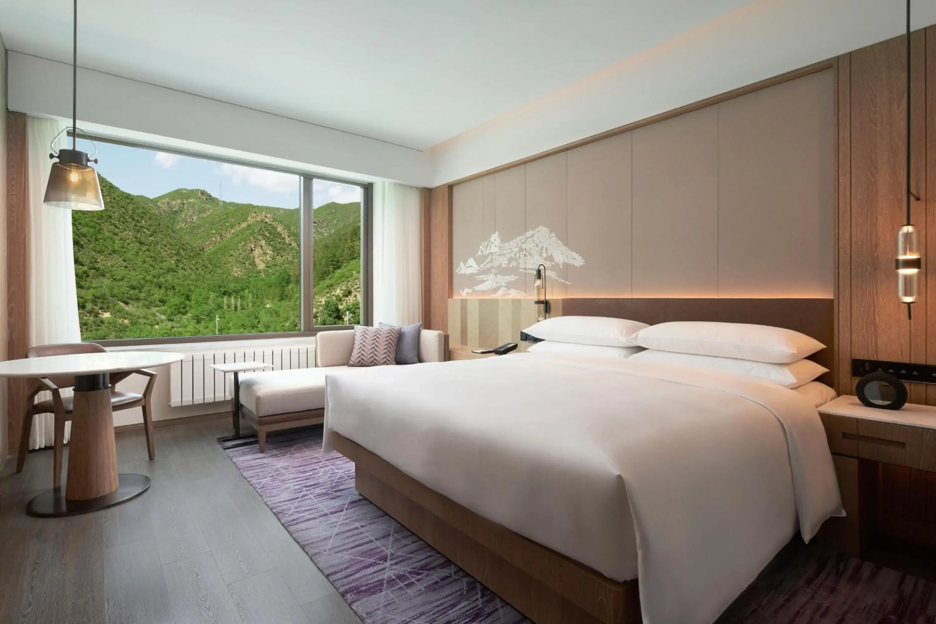 King Room with Mountain View in Courtyard by Marriott Chongli King Room with Mountain View in Courtyard by Marriott Chongli