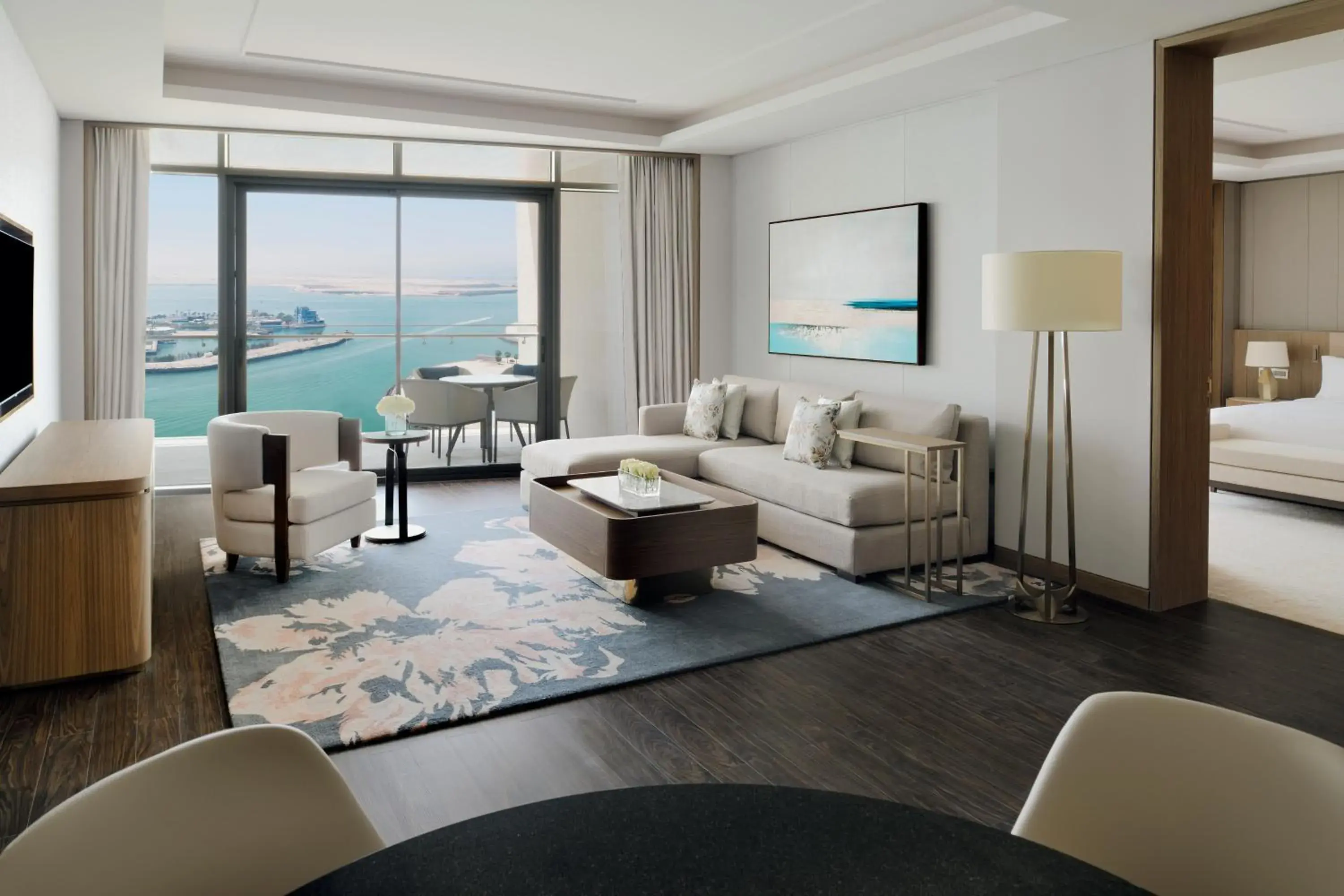 Two-Bedroom Apartment with Balcony and Sea View in InterContinental Residences Abu Dhabi by IHG Two-Bedroom Apartment with Balcony and Sea View in InterContinental Residences Abu Dhabi by IHG