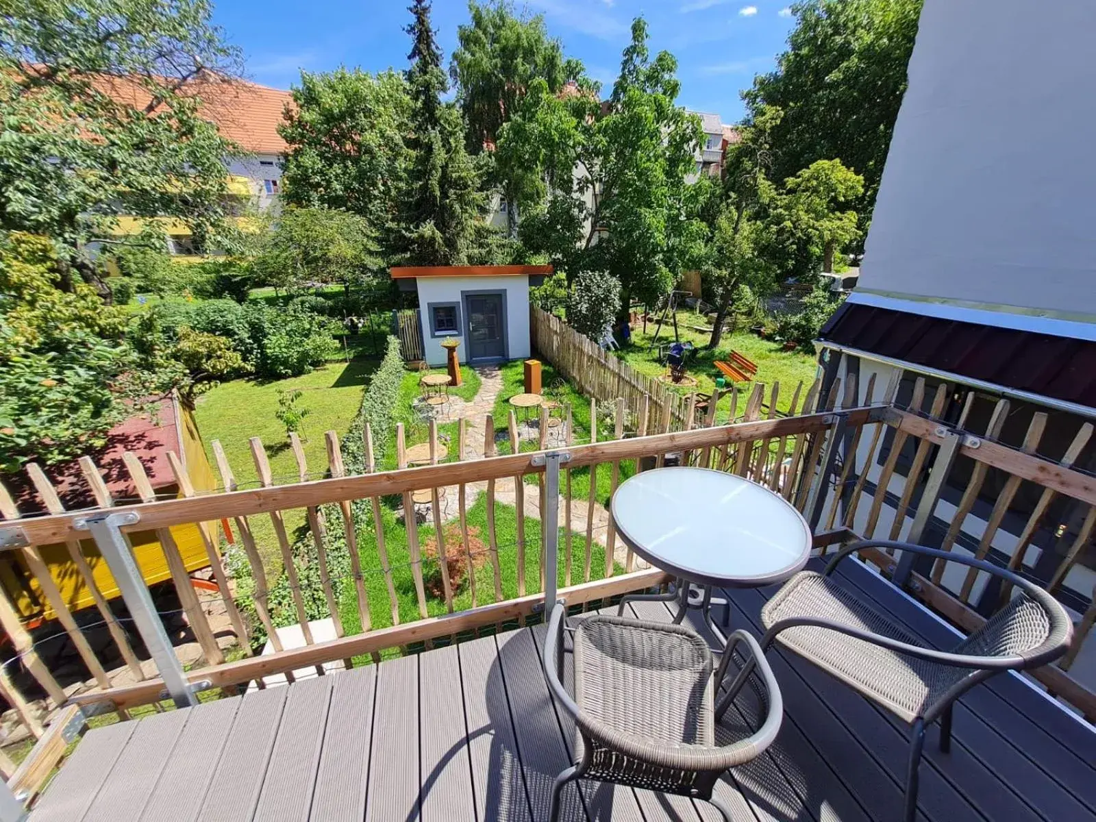 Double Room with Balcony in Hotel b&b altes hinterhäusel Double Room with Balcony in Hotel b&b altes hinterhäusel