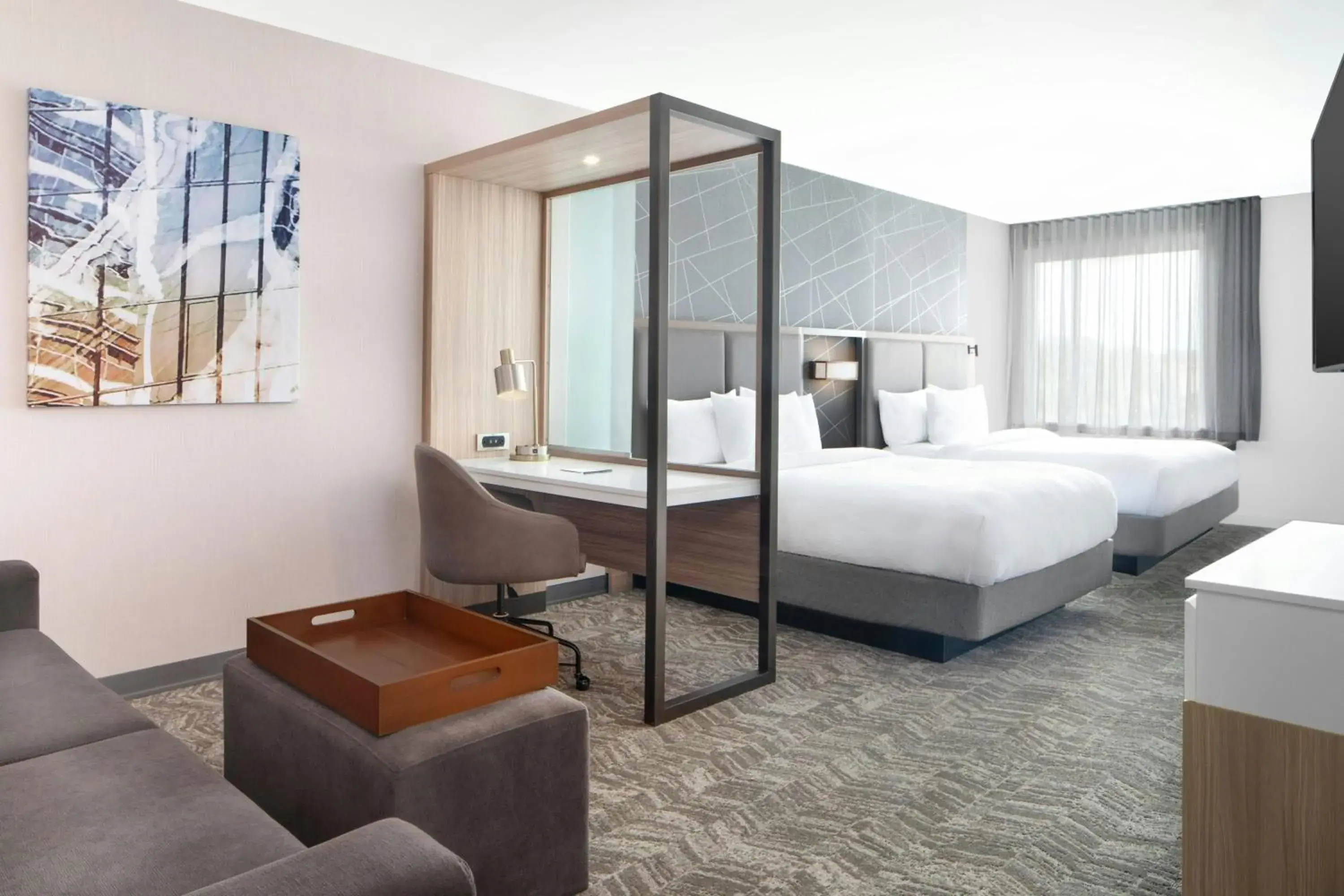 Suite with Two Queen Beds and Trundle Bed in SpringHill Suites by Marriott Columbia near Fort Jackson Suite with Two Queen Beds and Trundle Bed in SpringHill Suites by Marriott Columbia near Fort Jackson