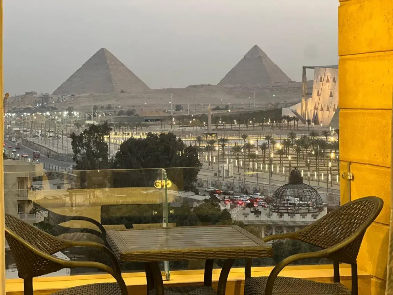 Double Room with Balcony in Asia Grand Museum & Pyramids view Double Room with Balcony in Asia Grand Museum & Pyramids view