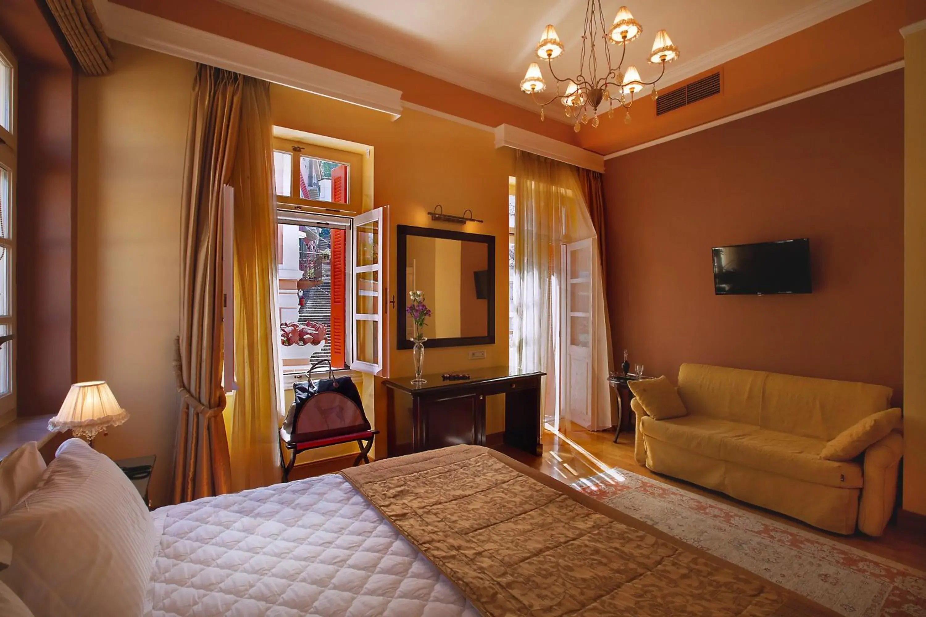 Deluxe Double Room with Balcony in Aetoma Hotel Deluxe Double Room with Balcony in Aetoma Hotel