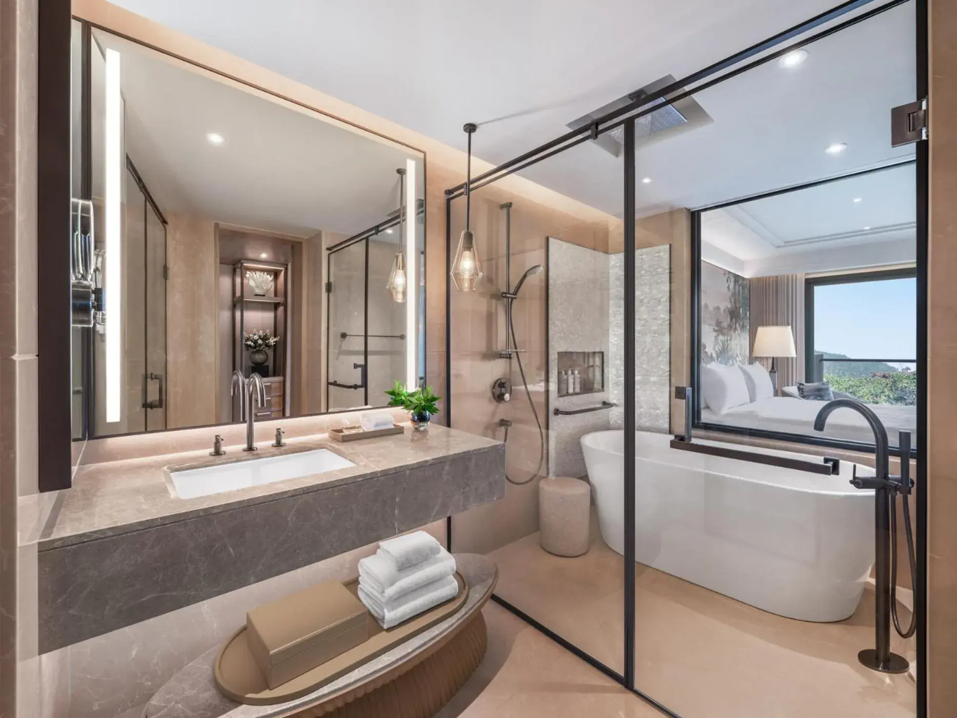 Luxury King Room with Balcony and Bay View in JW Marriott Goa Luxury King Room with Balcony and Bay View in JW Marriott Goa