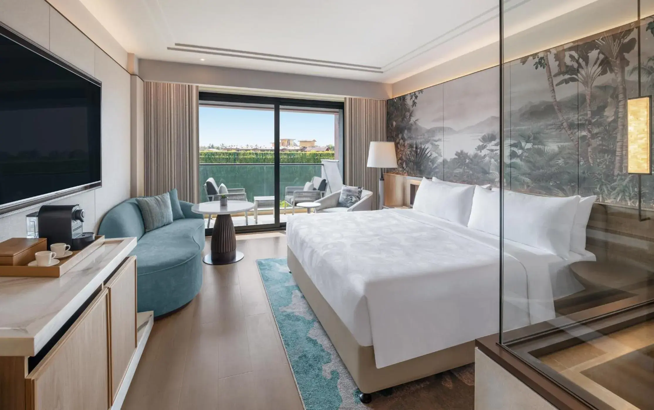 Luxury King Room with Balcony and Courtyard View in JW Marriott Goa Luxury King Room with Balcony and Courtyard View in JW Marriott Goa