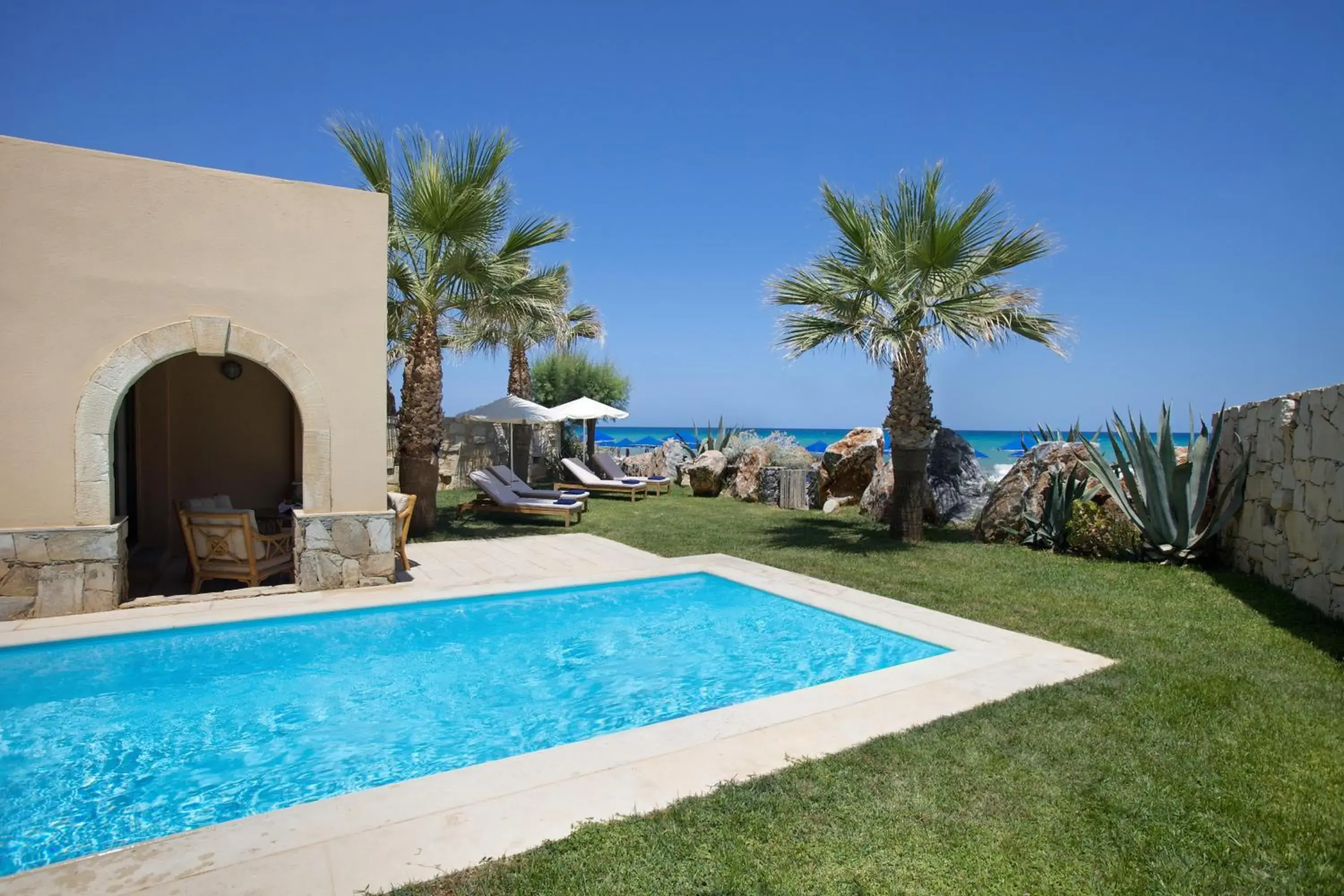 Mythica Two Bedroom Beachfront Villa with Private Pool in Aquila Rithymna Beach Mythica Two Bedroom Beachfront Villa with Private Pool in Aquila Rithymna Beach