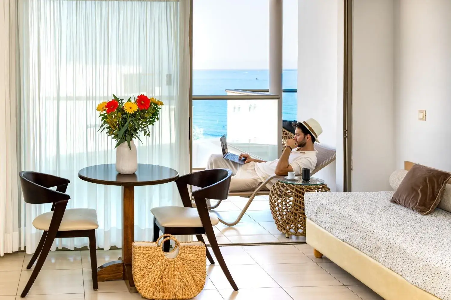 Superior Double Room with Sea View in Albatros Spa & Resort Hotel Superior Double Room with Sea View in Albatros Spa & Resort Hotel