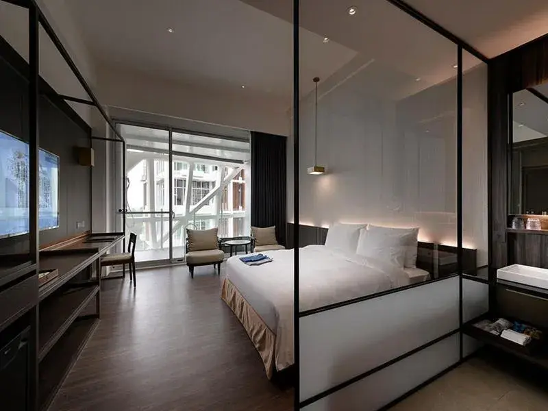 Superior Double Room with City View in Orient Luxury Hotel-Jiaoxi Superior Double Room with City View in Orient Luxury Hotel-Jiaoxi