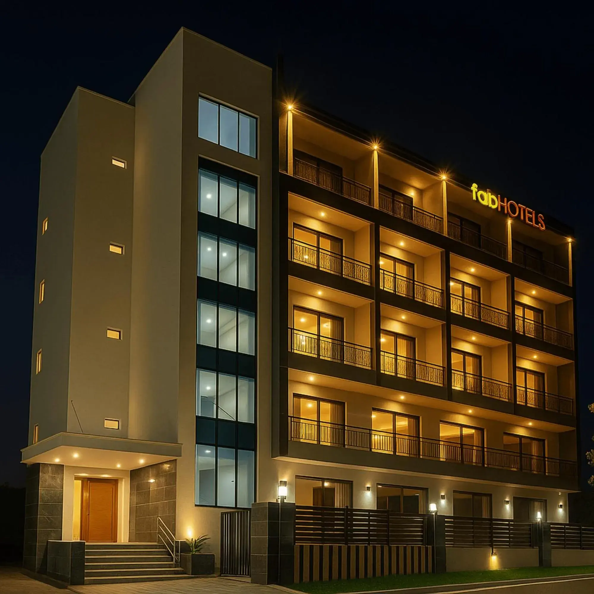 Property building in FabHotel Satyam International Property building in FabHotel Satyam International