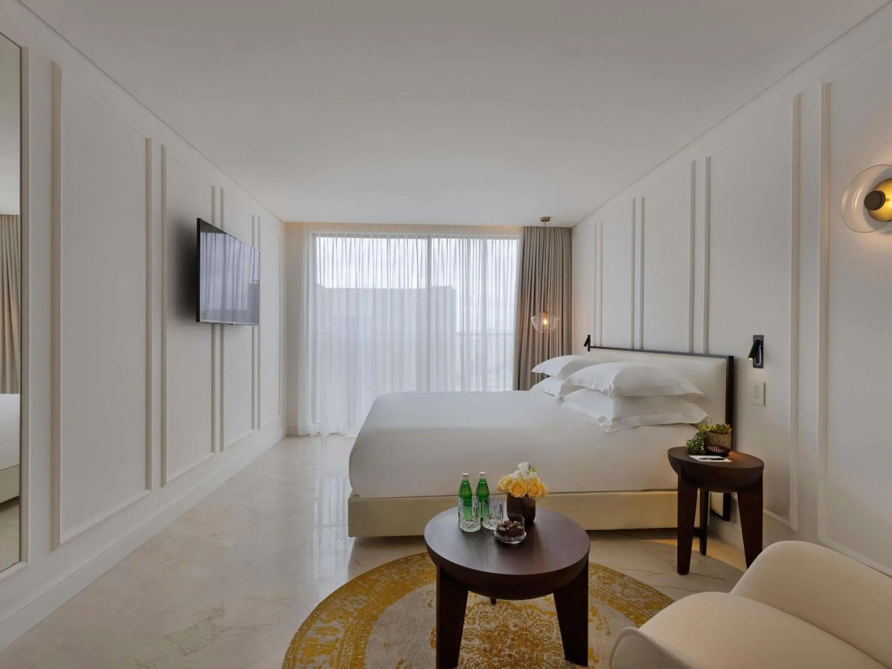 One Bedroom Suite with One King Bed or Twin Beds and Sofa Bed in Theatron Jerusalem Hotel & Spa - MGallery Collection One Bedroom Suite with One King Bed or Twin Beds and Sofa Bed in Theatron Jerusalem Hotel & Spa - MGallery Collection