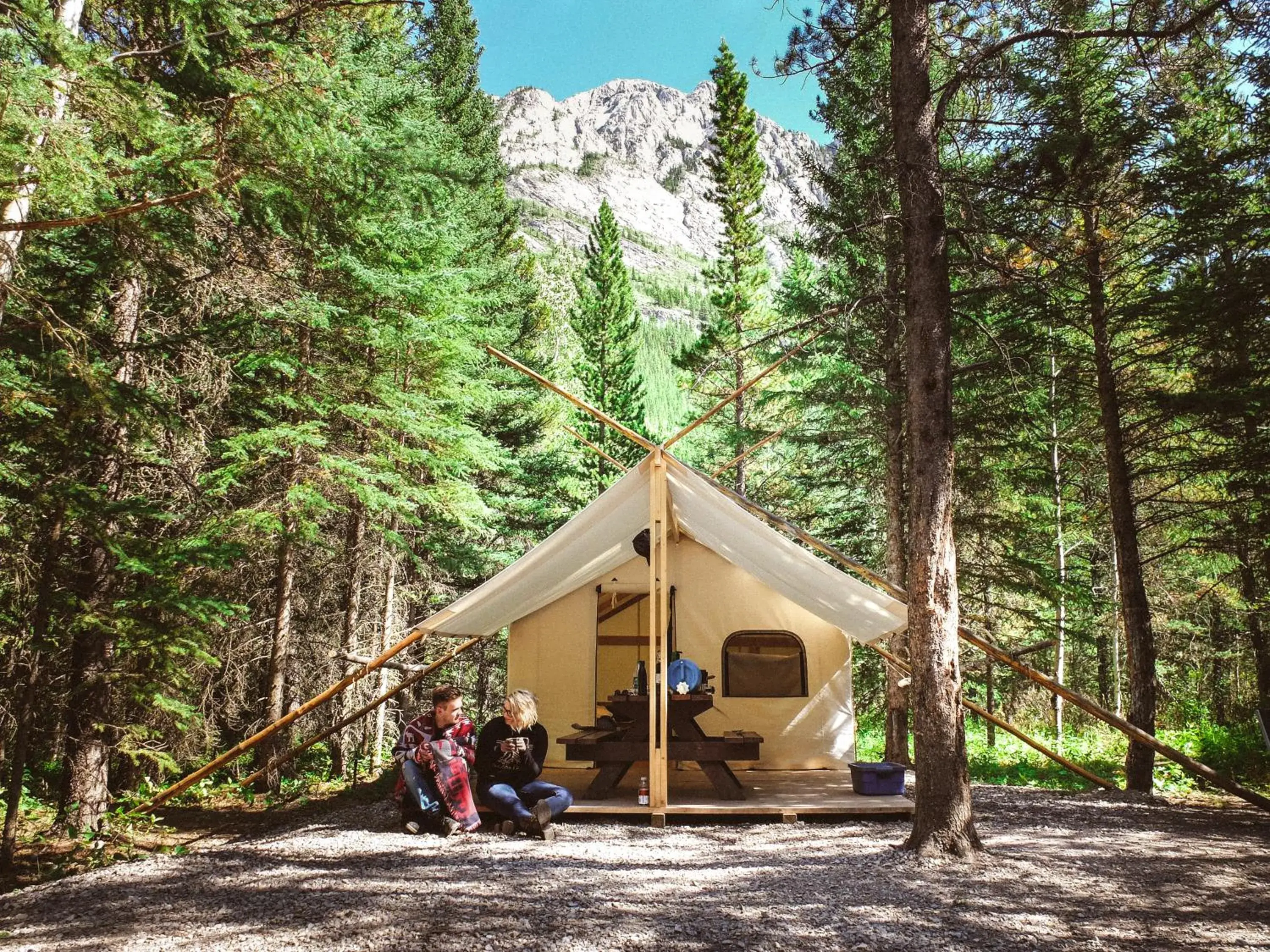 Trapper’s Tent Riverside (walk-in) in Sundance By Basecamp Trapper’s Tent Riverside (walk-in) in Sundance By Basecamp