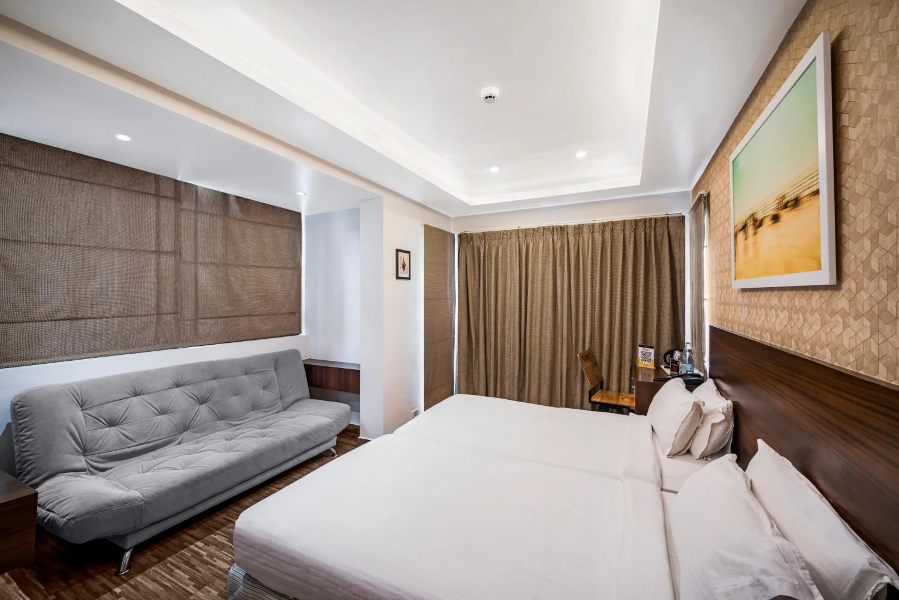 Deluxe Studio - single occupancy in Treebo Premium Twin Star Deluxe Studio - single occupancy in Treebo Premium Twin Star