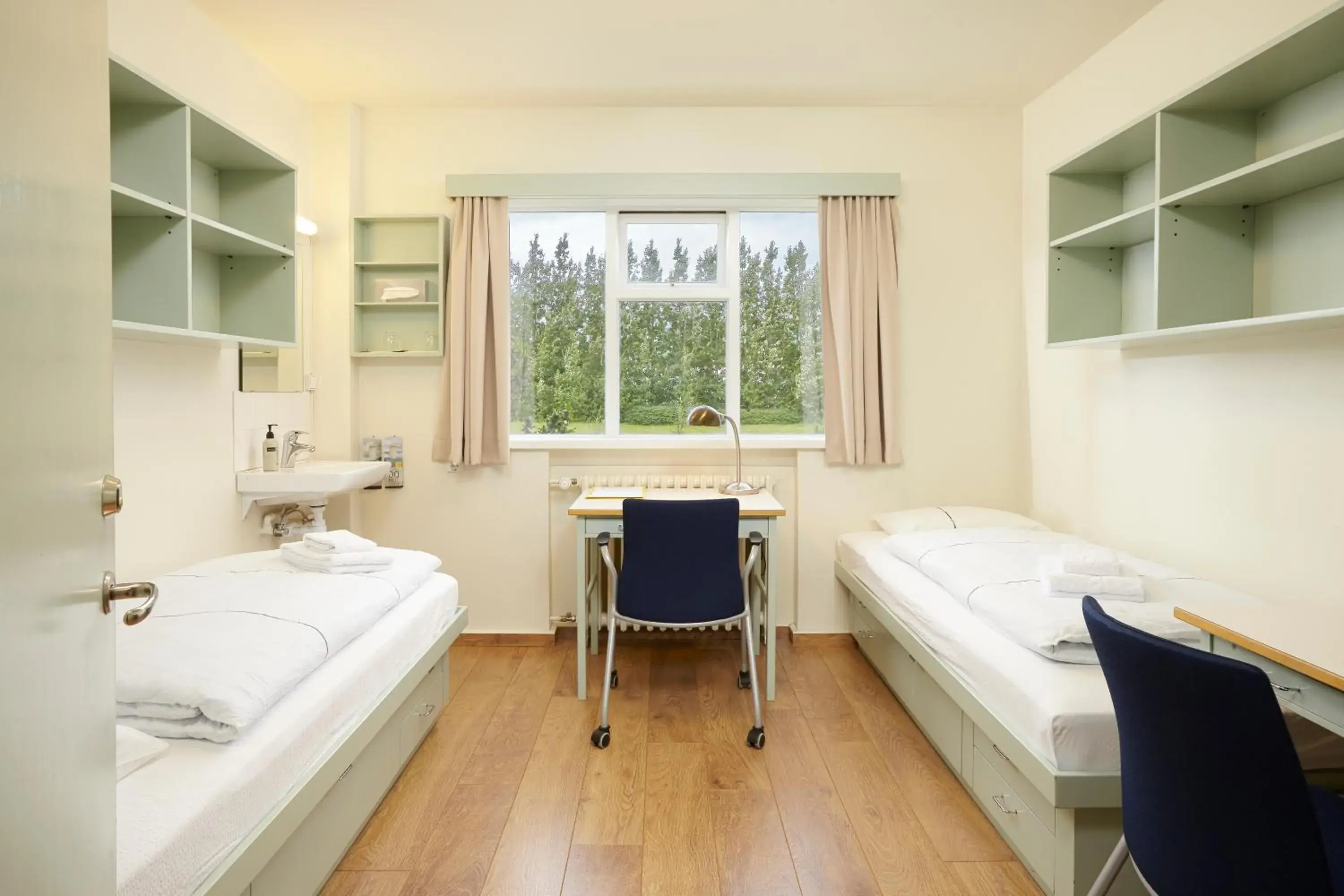 Twin Room with Shared Bathroom in Hotel Edda Akureyri Twin Room with Shared Bathroom in Hotel Edda Akureyri