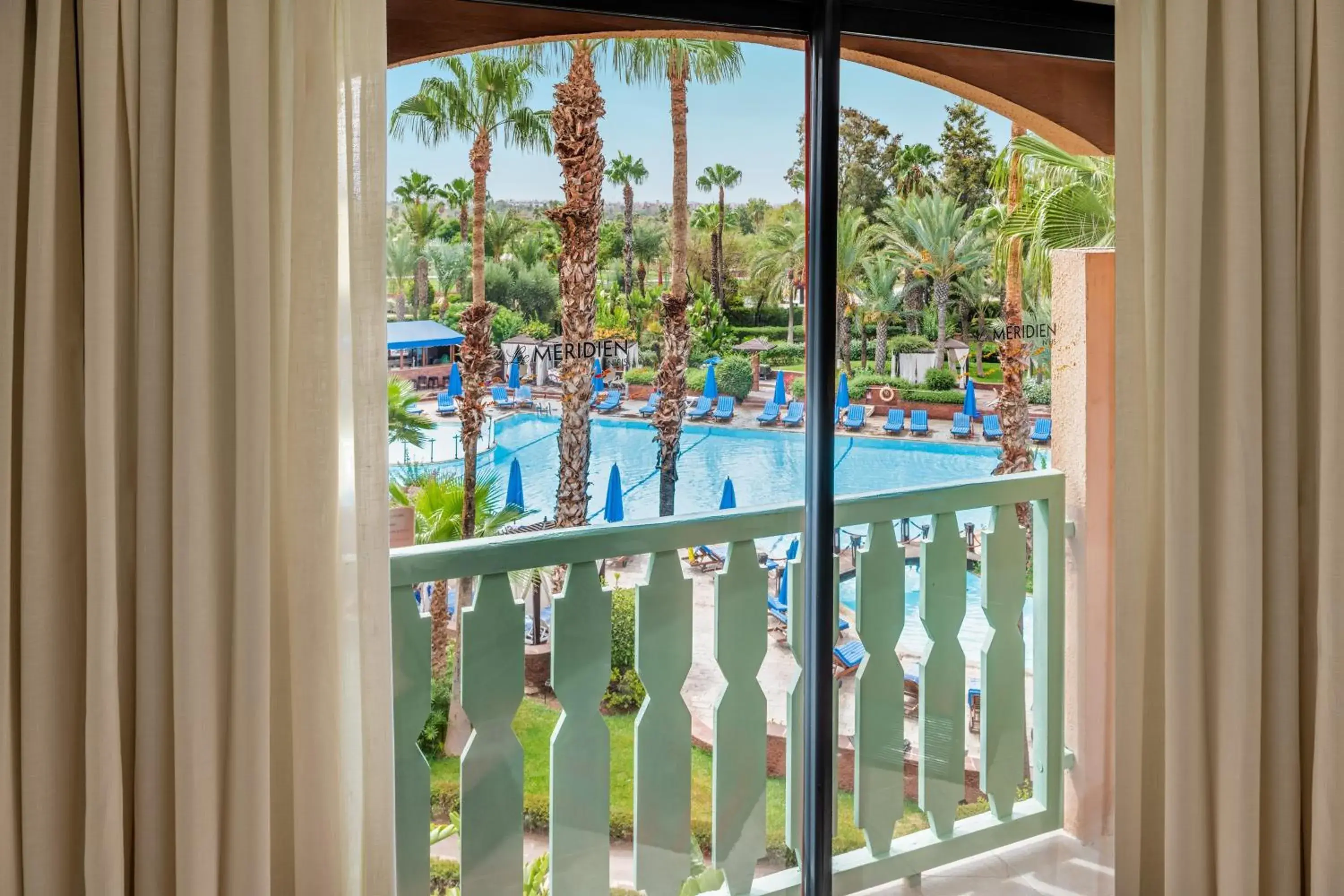 King room, Pool view in Le Meridien N'fis King room, Pool view in Le Meridien N'fis