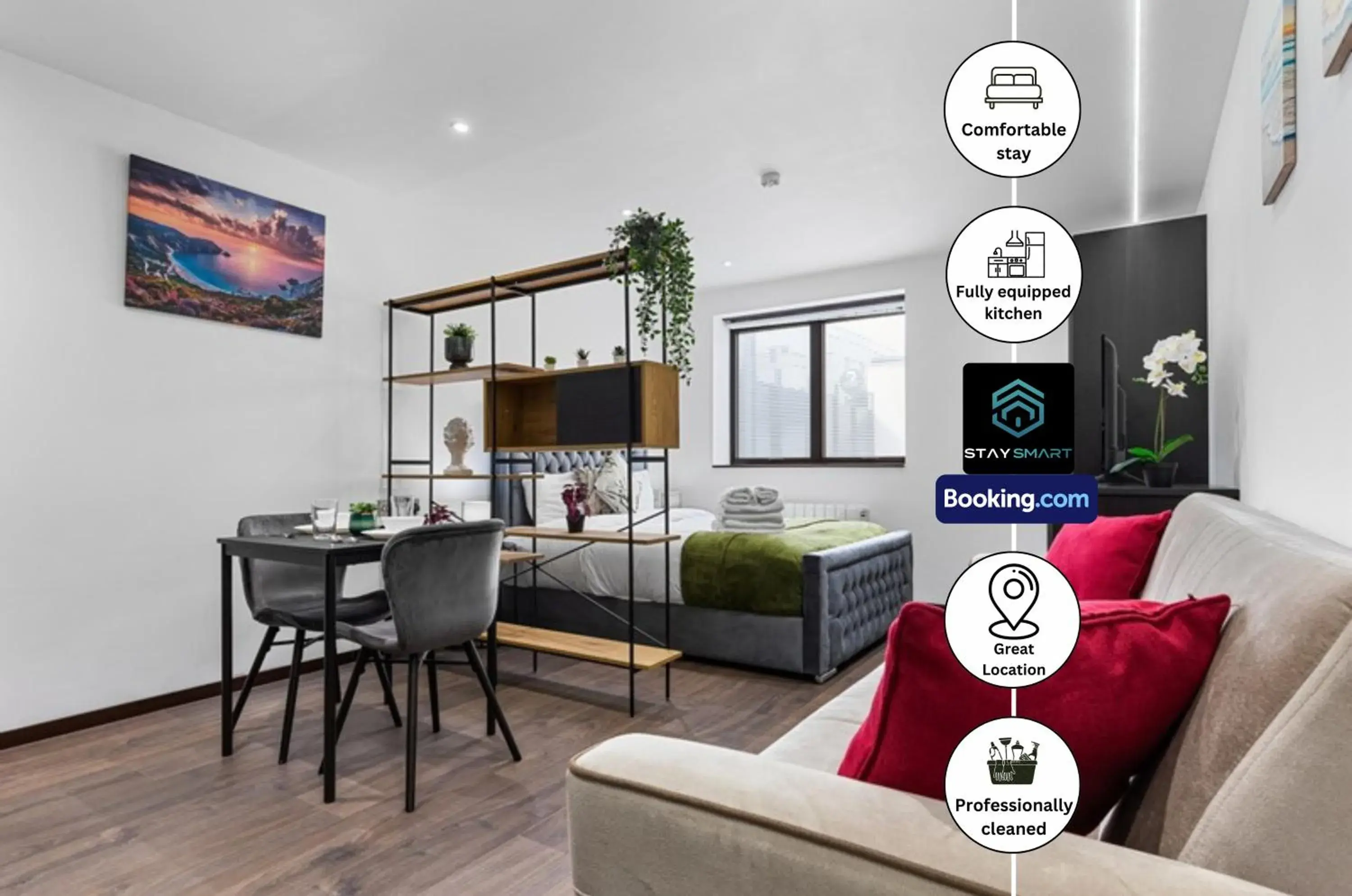 One-Bedroom Superior Apartment in Stylish Studio Apt By Stay Smart Short Lets & Serviced Accommodation Woodstock With Free WiFi One-Bedroom Superior Apartment in Stylish Studio Apt By Stay Smart Short Lets & Serviced Accommodation Woodstock With Free WiFi