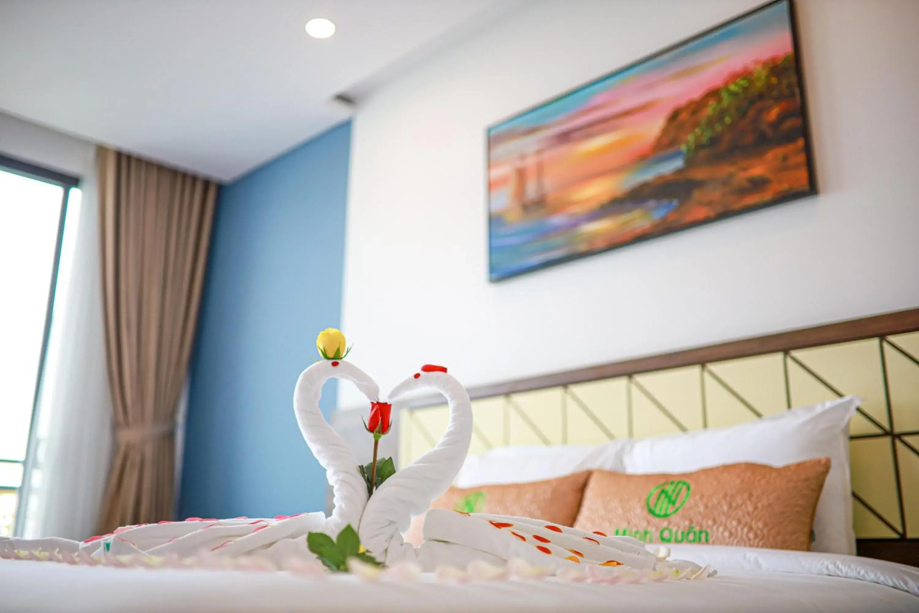 Queen Room with Balcony in Minh Quan Hotel - Da Nang Center By HOS Queen Room with Balcony in Minh Quan Hotel - Da Nang Center By HOS