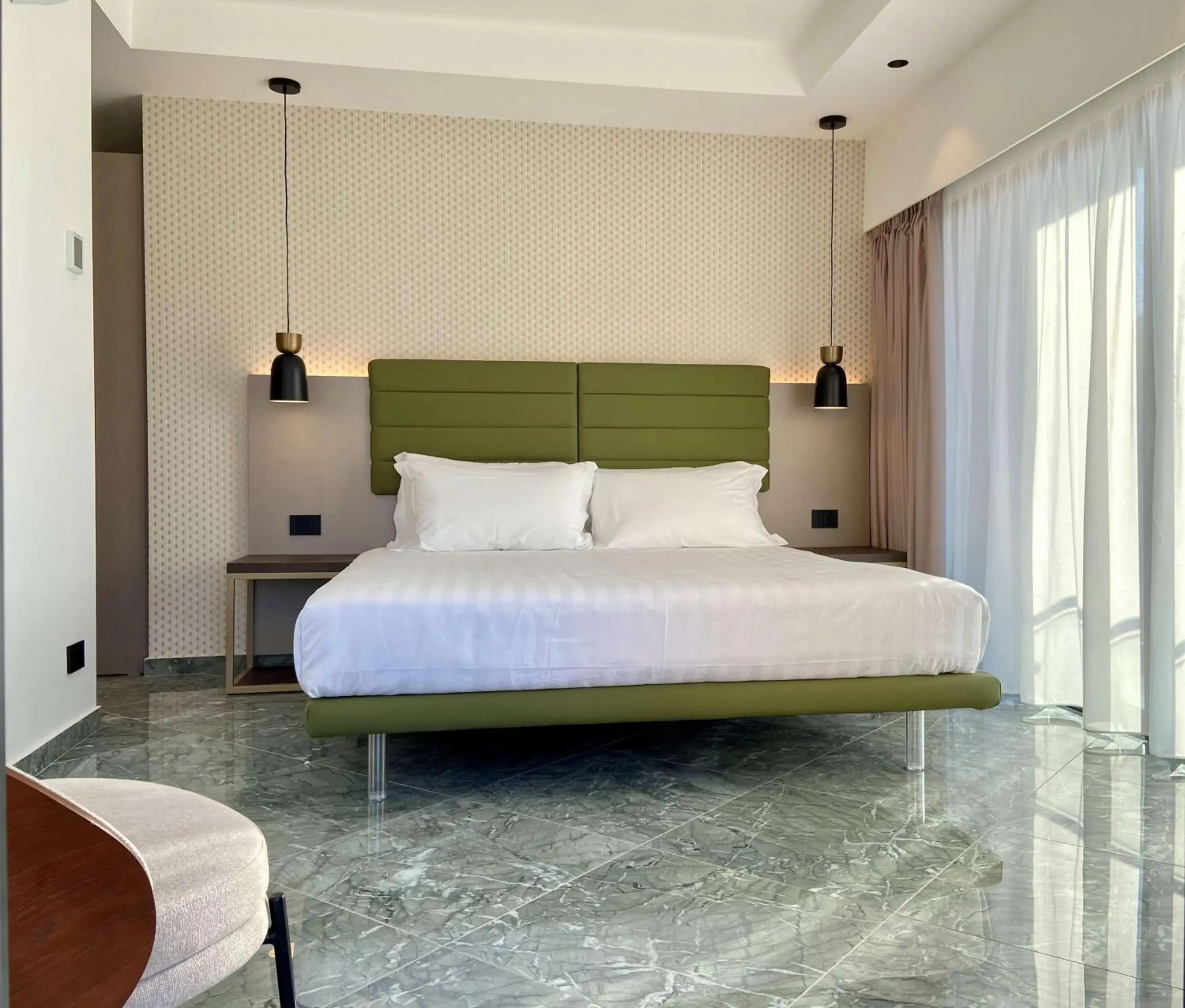 Double Room with Balcony and Sea View in Salemare Rooms & Suites Double Room with Balcony and Sea View in Salemare Rooms & Suites